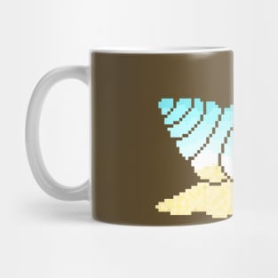 Modern Pixel Ocean Sea Snail Mug